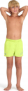 Rroba banje çunash Arena Beach Short Logo R 164, poliester i riciklum, që thahet shpejt, jeshile neon