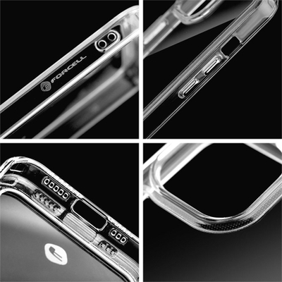 Kapak telefoni Forcell Crystal Series, për Samsung Galaxy S25 Plus, transparent