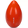 Lodër për qen Beeztees Funny Eggy, plastike e fortë, portokalli