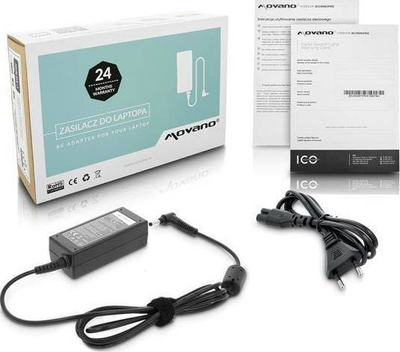 Karikues Movano 20V 2.25A, 45W për Lenovo, i zi