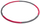 Rreth fitnesi VirtuFit Hula Hoop, 100cm, 1.8kg, gri me rozë