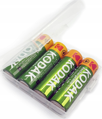 Kuti mbrojtëse baterish Xrec Battery Box, për 4x AA R6, transparente
