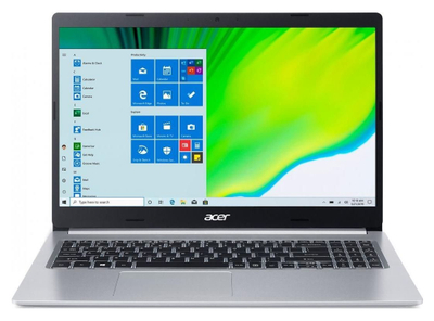Laptop Acer Aspire 5, 15.6", AMD Ryzen 3 5300U, 8 GB RAM, 512 GB SSD, i argjendtë