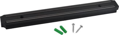 Shirit magnetik Iso Trade, 32.5 cm, për thika edhe vegla, i zi