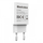 Полнач за ѕид Blackview USB Type C, 5W, USB A приклучок, бел