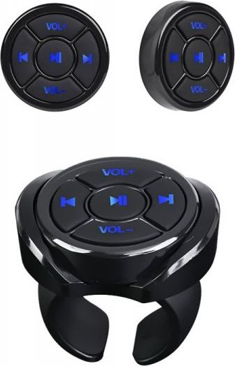 Telekomandë Bluetooth për timon Vakoss BC-218, për muzikë dhe thirrje, e zezë