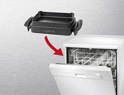 Tigan për pjekje Tefal OptiGrill XA7258, 1.6L, veshje jo ngjitëse, i zi