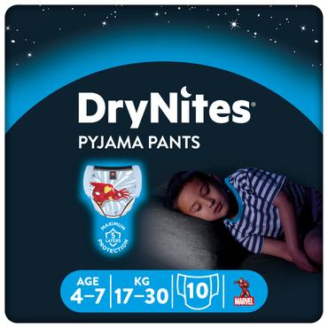 Pelena nate DryNites®, djem 4-7 vjeç