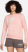Bluzë sportive Nike Essential Crew Hybrid, femra, rozë, madhësia L