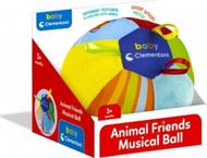 Top muzikor për foshnje Clementoni Musical Animal Ball, shumëngjyrësh