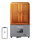Printer 3D me resin Creality Halot Mage S, 14K, ekran me prekje, portokalli