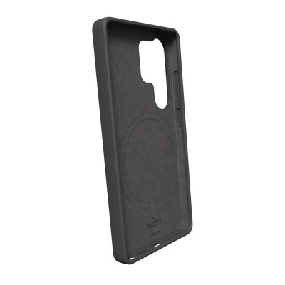 Kllëf telefoni Puro Back Cover Samsung Galaxy S25 Ultra, silikon, MagSafe, i zi