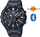 Orë dore për meshkuj Casio, e zezë