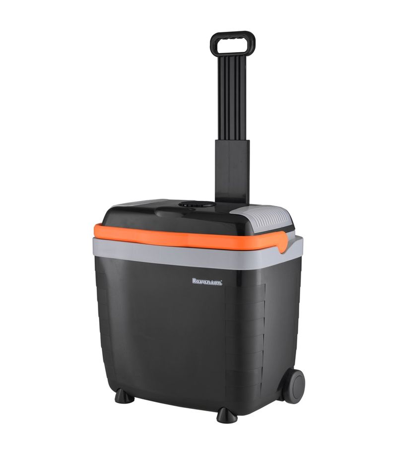 Frigorifer portativ Ravanson CS-28S Super, 28L, AC DC, gri
