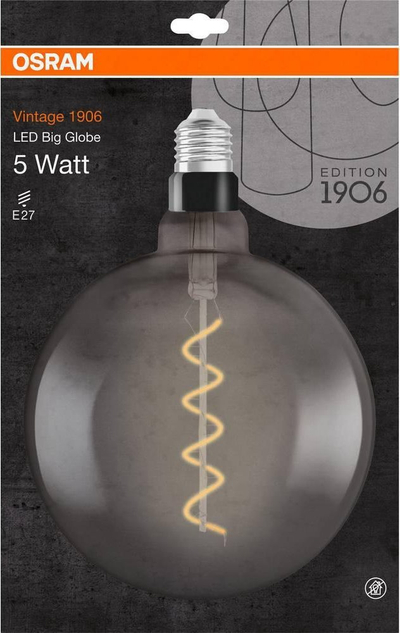 Llambë LED Osram Vintage 1906, 5W, E27, 1800K