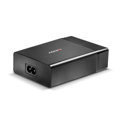 Karikues me 4 porta Lindy, USB C dhe USB A, Power Delivery 72W, i bardhë