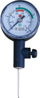 Manometër për topa Yakima Pressure Gauge 100131, analog, me valvul shkarkimi, i zi