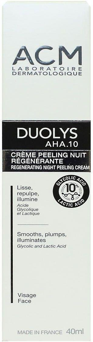Krem nate për fytyrë me piling ACM Duolys AHA 10, 10% AHA, 40 ml