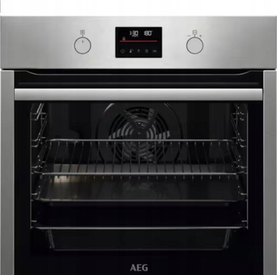 Furrë inkaso AEG SteamBake 600 BPS351161M, 72L, pastrim pirolitik, inoks