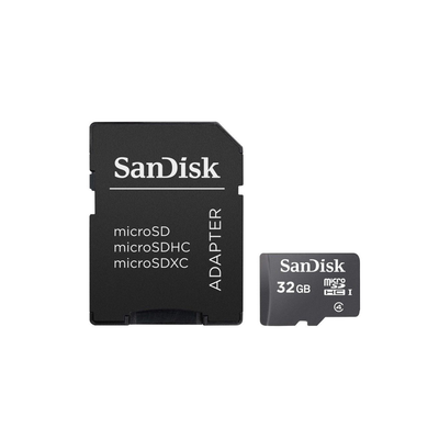 Kartë e memories SanDisk microSDHC, 32GB, e zezë