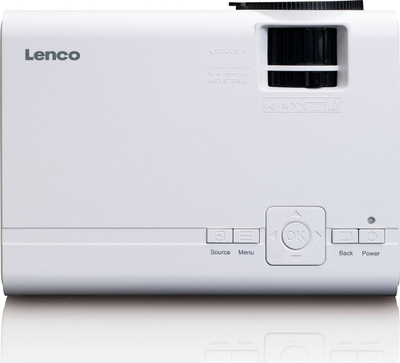 Projektor Lenco LPJ-280WH, rezolucion WVGA, i bardhë