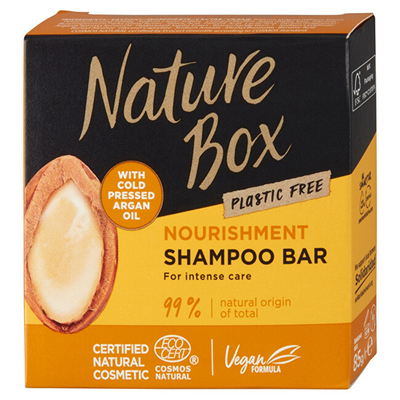 Shampo i ngurtë për flokë Nature Box Argan Oil, 85 g