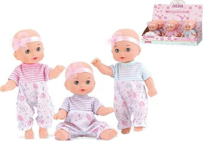 Kukull bebe Artyk Fashionable Baby Doll, 22cm, trup i fortë, shumëngjyrëshe