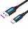 Kabllo USB Vention CORBH, USB 2.0 në USB-C, 5A, 2m, e zezë
