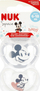 Biberon qetësues NUK Space Disney Mickey, silikon, 6-18m, rozë, 2 copë