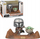Figurë koleksionuese Funko Pop Star Wars The Mandalorian edhe The Child, TV Moment, 9.5 cm, shumëngjyrëshe