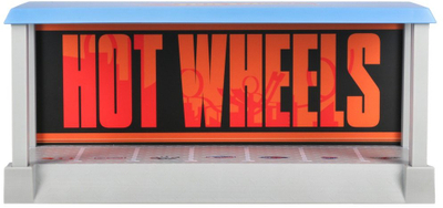 Витрина за изложување Hot Wheels Garage Display Case Light, LED осветлување, за 7 автомобили, повеќебојна