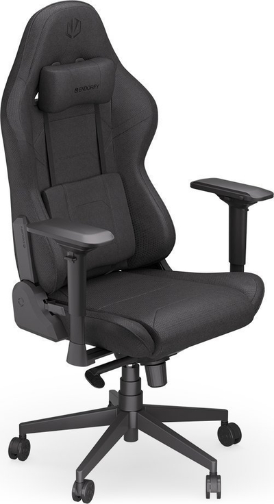 Set karrige gaming Endorfy Scrim BK F me dyshek dyshemeje FP120R, i rregullueshëm, me jastëkë memorie, i zi