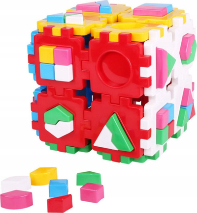 Set blloqesh ndërtimi Technok 2605, 28 copa, shumëngjyrësh