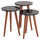Set Vital tavolinë kafe + 3 tavolina anësore (HM18180.02), zezë