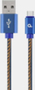 Kabllo Gembird USB- A - USB-C, 1m, e zezë/ e kaltër