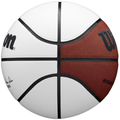 Top basketbolli Wilson Autograph Mini Ball WTB3405XB, mini, i bardhë