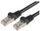 Kabllo rrjeti M-CAB Patch 3572, CAT 6a, 1m, e sheshtë, e zezë