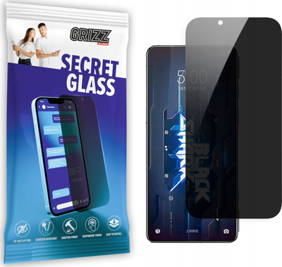 Xham mbrojtës privatësie Grizz SecretGlass për Xiaomi BlackShark 5 Pro, 9H, prerje fiks, i tejdukshëm