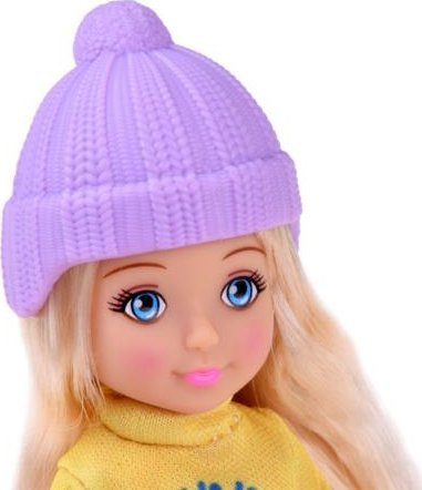 Set lodër gocë Ankiki Winter Doll and Snowman, 13 cm, dimër, shumëngjyrëshe