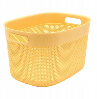 Shportë organizuese Curver Filo Recycled, 18L, plastike e ricikluar, e verdhë