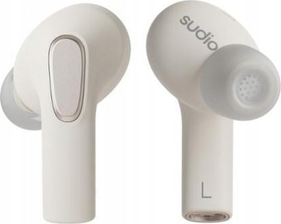 Kufje Sudio E3, True Wireless, Bluetooth, të bardha