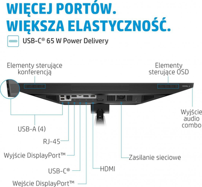Monitor HP E24m G4, 23.8\", Full HD, i zi