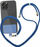 Litar qafe telefoni LOOP Strap, i rregullueshëm 70cm, blu