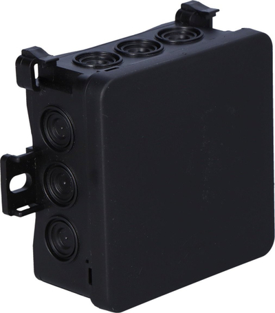 Kuti elektrike SIMET NS6 Fastbox&Hook 35346107, IP54, 85x85x40mm, e zezë
