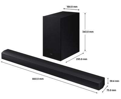 Soundbar Samsung HW-B650D/EN, 3.1CH