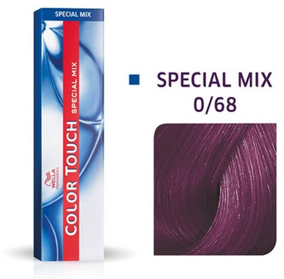 Bojë flokësh Wella Color Touch Special Mix 0/68, gjysmë permanente, vjollcë e kuqe