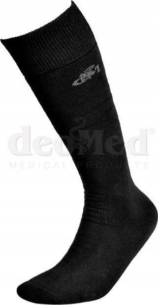Долги медицински чорапи JJW Medic Deo Long, до под колено, големина 41-43, црни