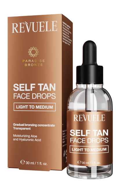 Serum vetë nxirës Revuele Paradise Bronze, Light to Medium, 30ml