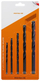 Set burgjish HSS HiKOKI 4 10 mm, 5 copë