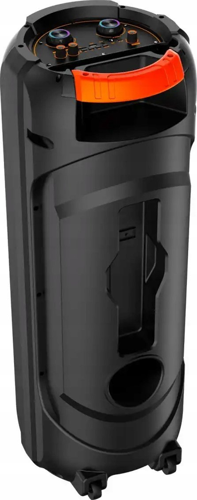 Звучник за журки Denver BPS-459, Bluetooth, USB SD AUX, со LED светла, црн